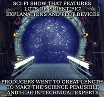 After the sloppy science in Arrow Marvel Agents of Shield Pacific Rim and other recent sci-fi shows and movies anyone remember Good Guy Stargate