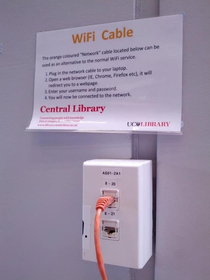 Ah yes - the wired version of WiFi