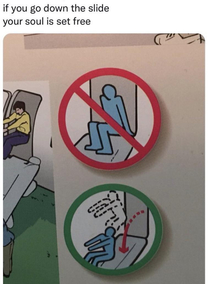Airplane emergency exits take you to the astral plane apparently