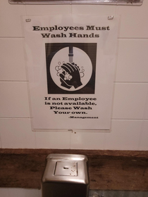 All employees must wash hans