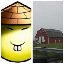 All I see when I drive past this barn