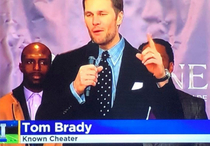 All love for Brady but this will always make me laugh bc someone had the balls to put it up on live TV