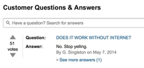 Amazon answers