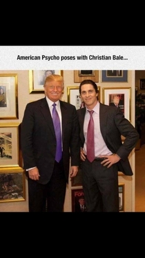 American psycho with Christian Bale