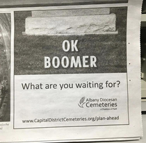 An ad my buddy found in our local newspaper