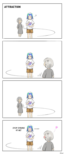And when she doesnt look youre in her thoughts Earth-Chan
