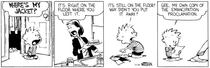 Another classic Calvin and Hobbes