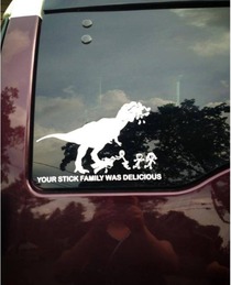 Another  I dont like your stick family decal