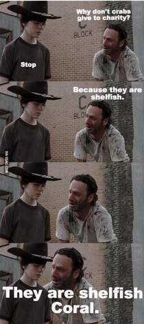 Another Walking Dead father-son bonding moment