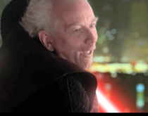Anyone beside me ever notice palpatine make wierd faces like this while fighting mace Windu