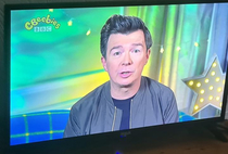 anyone recognise this guy Cbeebies just fucking Rick rolled me