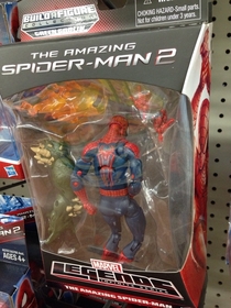 apparently I caught Spider-Man having some alone time in the toy aisle last night
