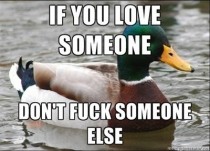 Apparently some people still need this advice