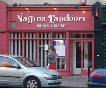 Apparently the actual name of the restaurant is Nagina Tandoori but part of the N fell off