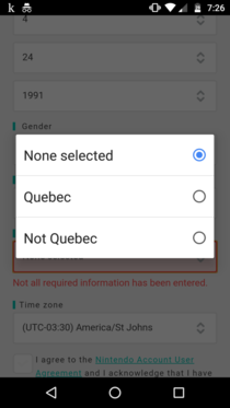 Apparently there is only  places to live in Canada