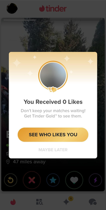 Apparently Tinder is taunting you now