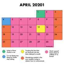 april schedule oc