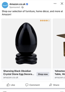 Are you sure its an obsidian crystal stone egg decoration Amazon Are you SURE youre sure