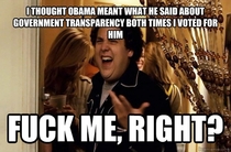 As a liberal who voted for Obama twice Im feeling this quite a bit lately