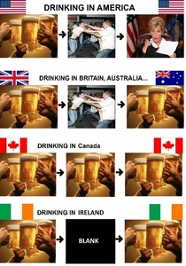 As an American who has been to all these countries except Australia this is the most accurate image Ive ever seen