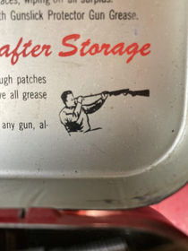 As seen in a vintage rifle cleaning kit