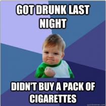 As someone who is trying to quit smoking