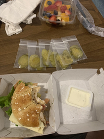 Asked Chik-fil-A for extra pickles and they gave me the full booster pack