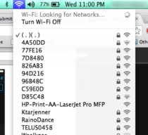 Asked girlfriend which was her WIFI she just pointed at her chest