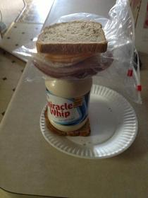 Asked my girlfriend to make a me a sandwich