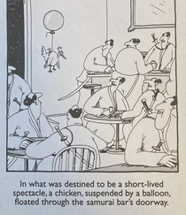 Asking if this is funny or not Credit Its from a far side calendar