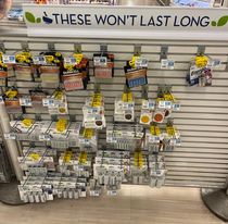At my local pharmacy