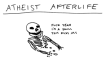 Atheist afterlife