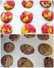 Attempted Super Bowl cookies