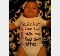 Babys to do list