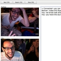 Back when chatroulette wasnt as creepy as it is now I found my twin while chatting