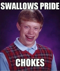 Bad luck Brian back to its roots