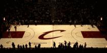 Basketball court projection