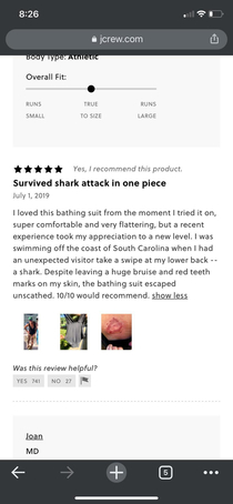 Bathing Suit Shark Attack