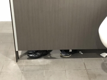Be careful where you put your shoes when getting changed before work