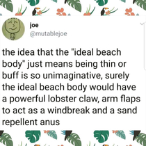 Beach body goals