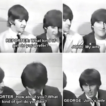 Beatles being funny