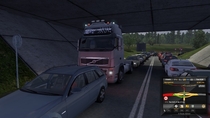 Been stuck in traffic for the past  minutes in Euro Truck Simulator The fuck am I doing with my life