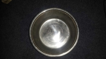 Been waiting all day for something cool to happen so I could post on my cake day  mins left Here is my dogs empty water bowl