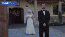 Best man switches places with bride
