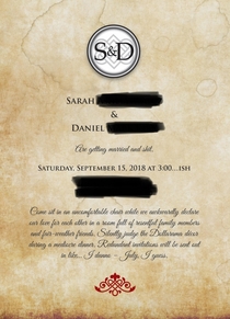 Best wedding Save the Date ever