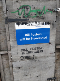 Billy Posters did nothing wrong