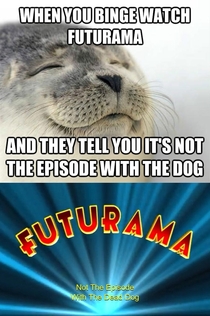 Binge-watching Futurama and this happens