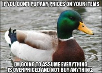 Bit of advice for small store owners