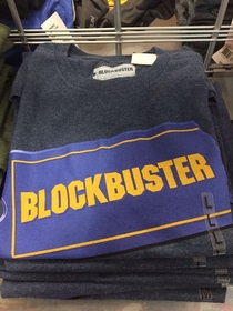 Blockbuster has made it onto vintage tees It is finally at rest