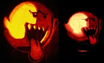 Boo pumpkin carving Expectation vs Reality